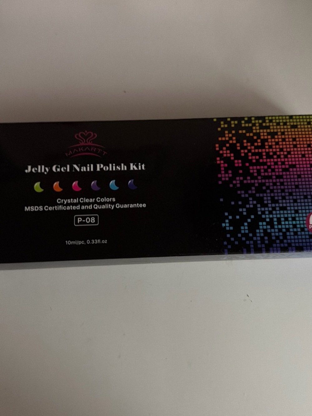 Jelly Gel Nail Polish Kit - Black Packaging